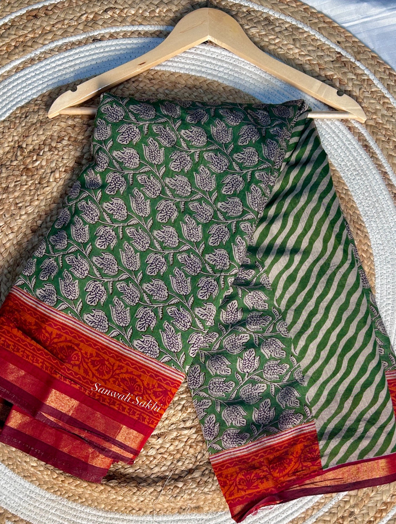 Phoolwari – Handcrafted Chanderi Silk Saree Collection