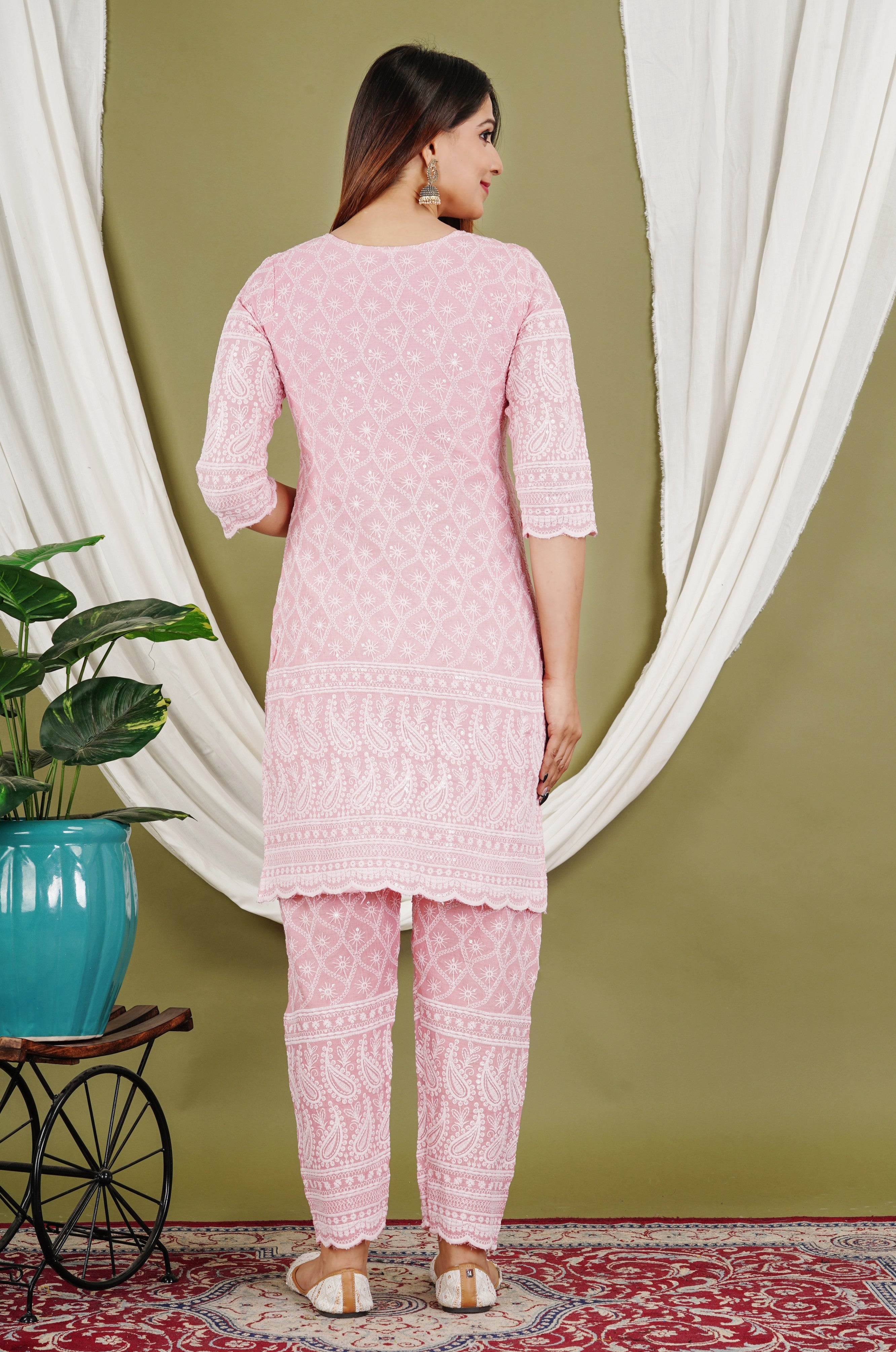 Chikankari Co-ord Set