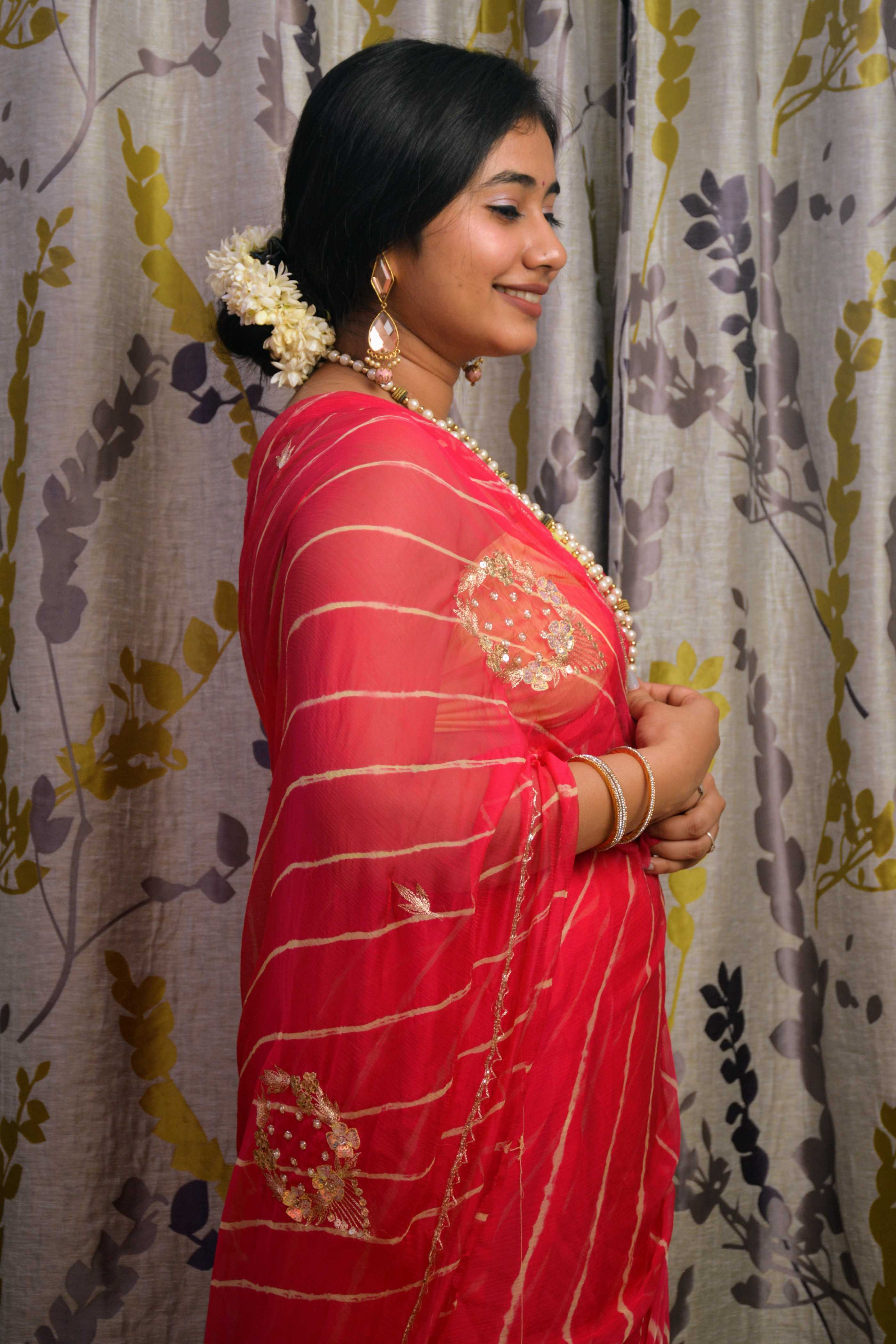 Leheriya Saree – Sanwali Sakhi