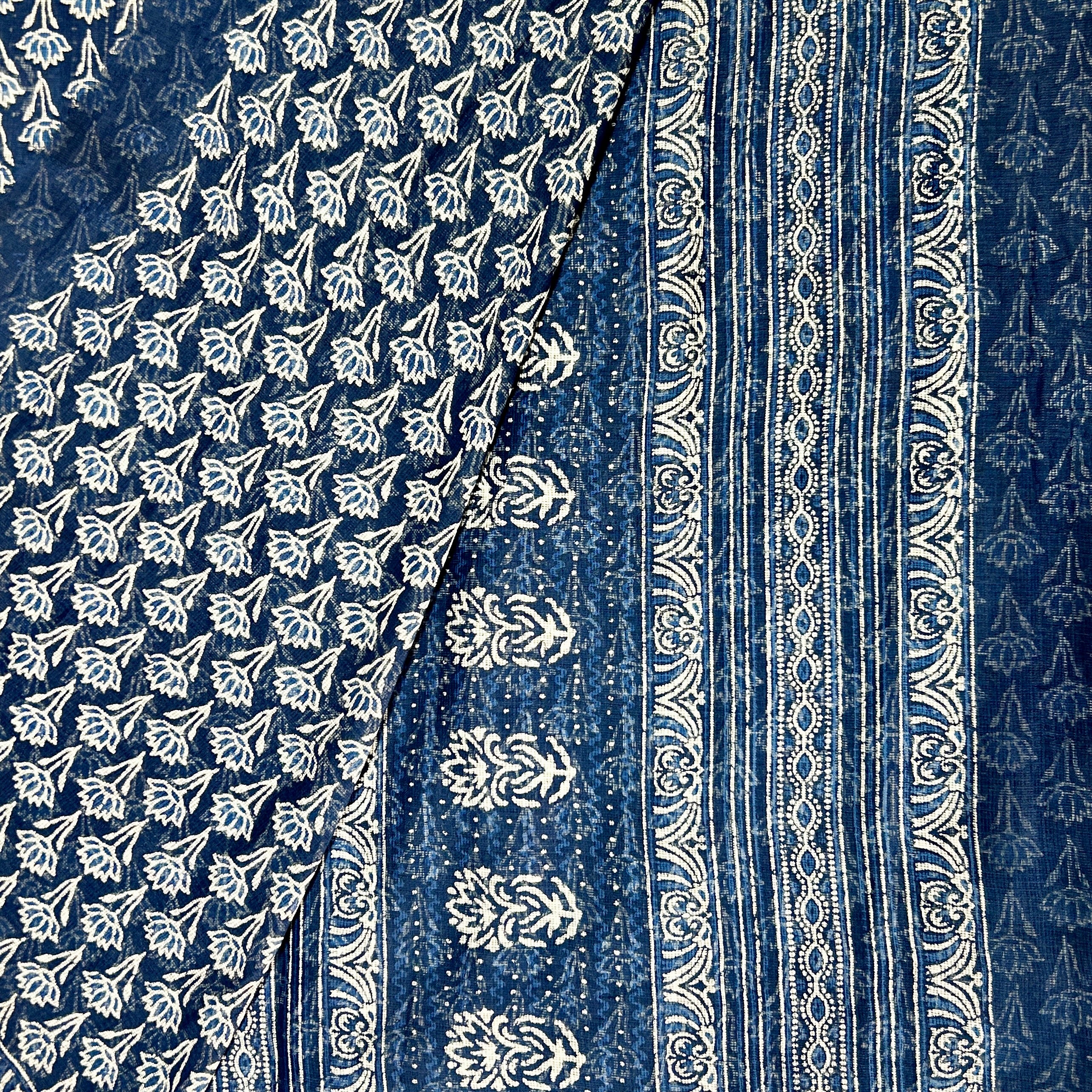 Handblock Kota Doriya Saree