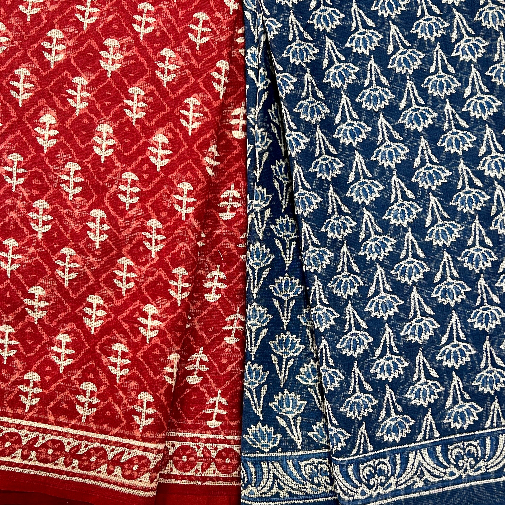 Handblock Kota Doriya Saree