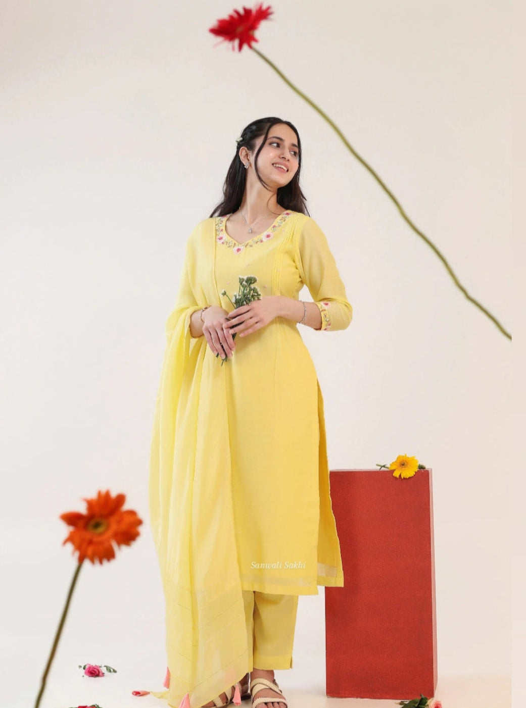 Sunlit Rose Suit Set