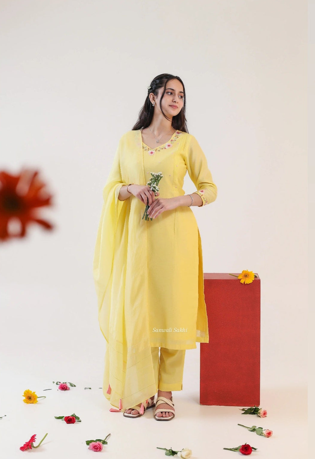 Sunlit Rose Suit Set