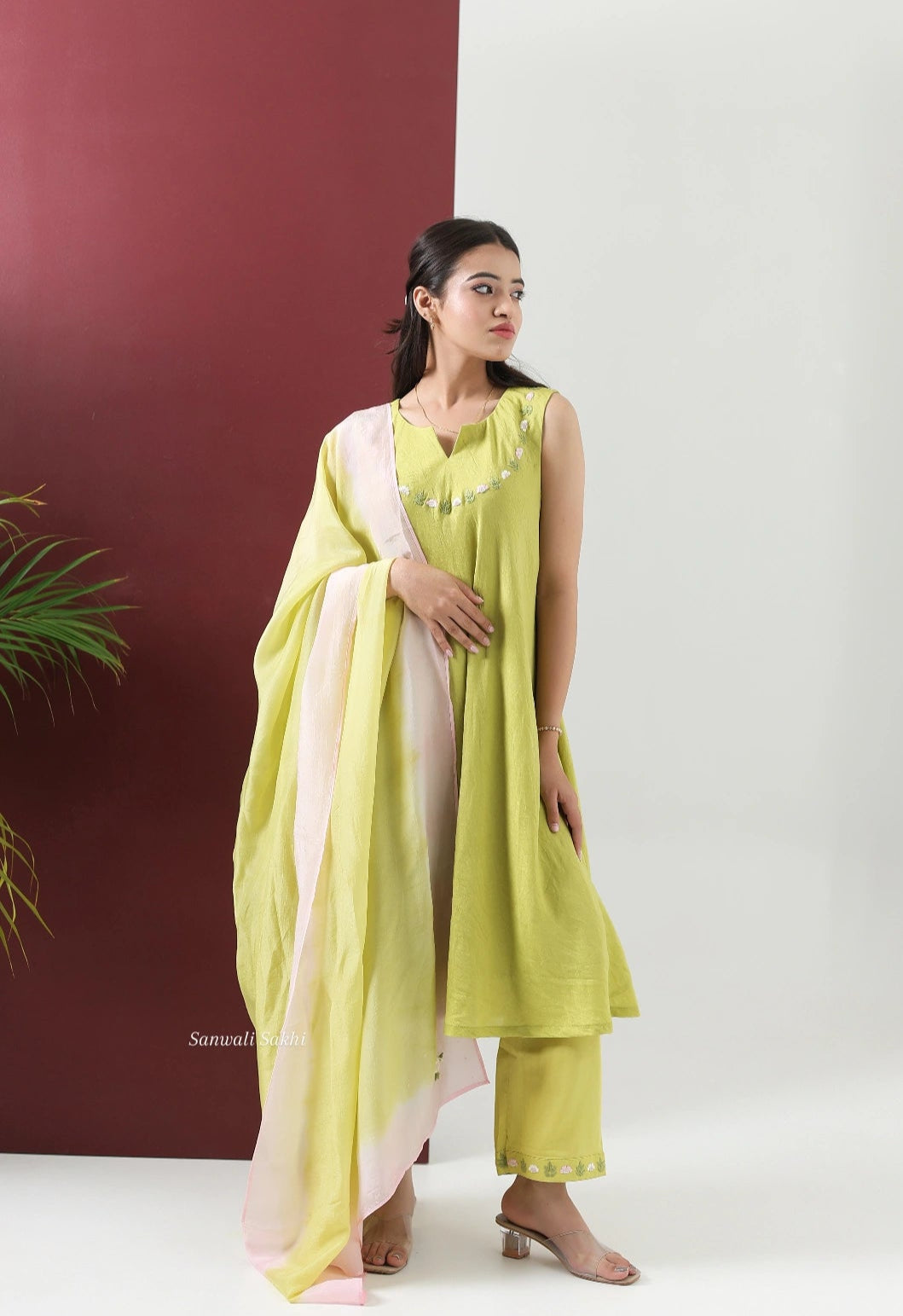 Spring Leaf Suit Set