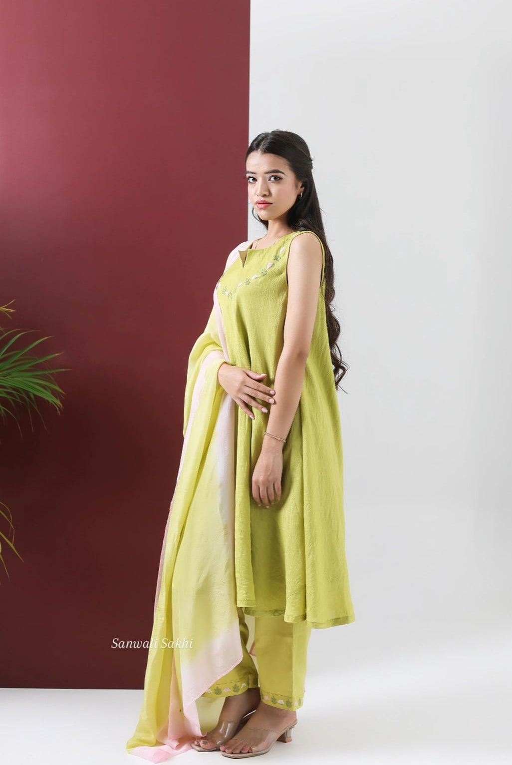 Spring Leaf Suit Set
