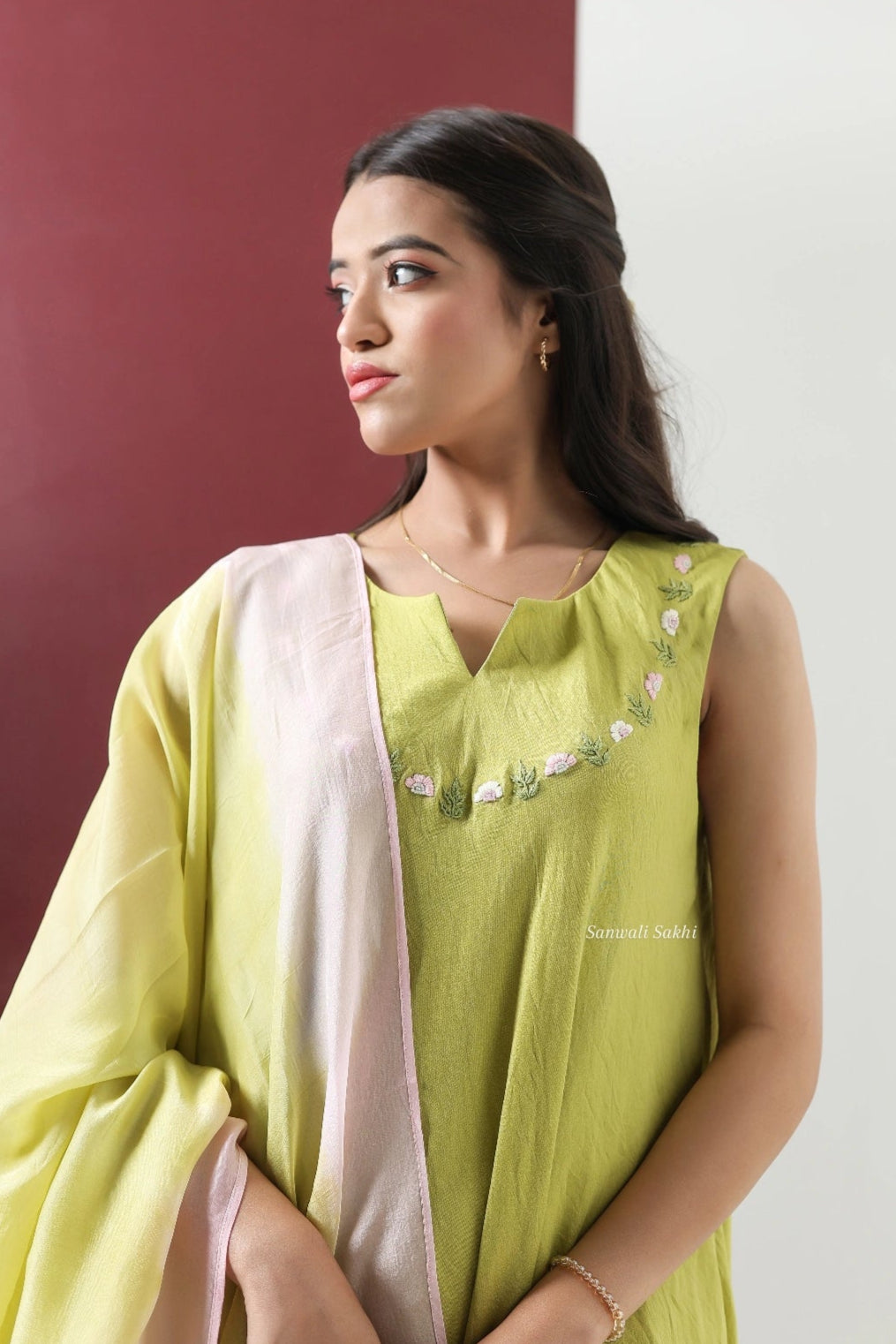 Spring Leaf Suit Set