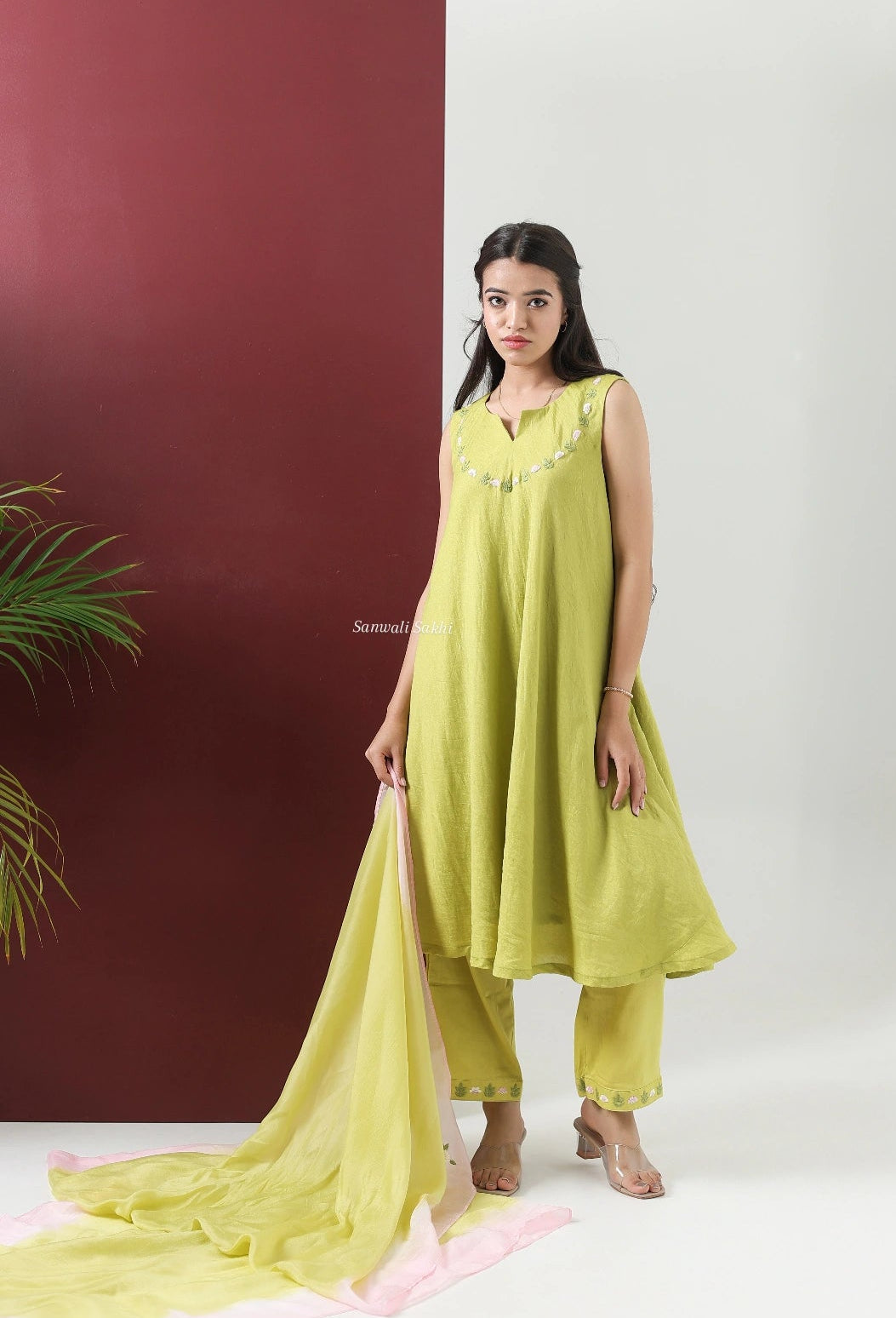 Spring Leaf Suit Set