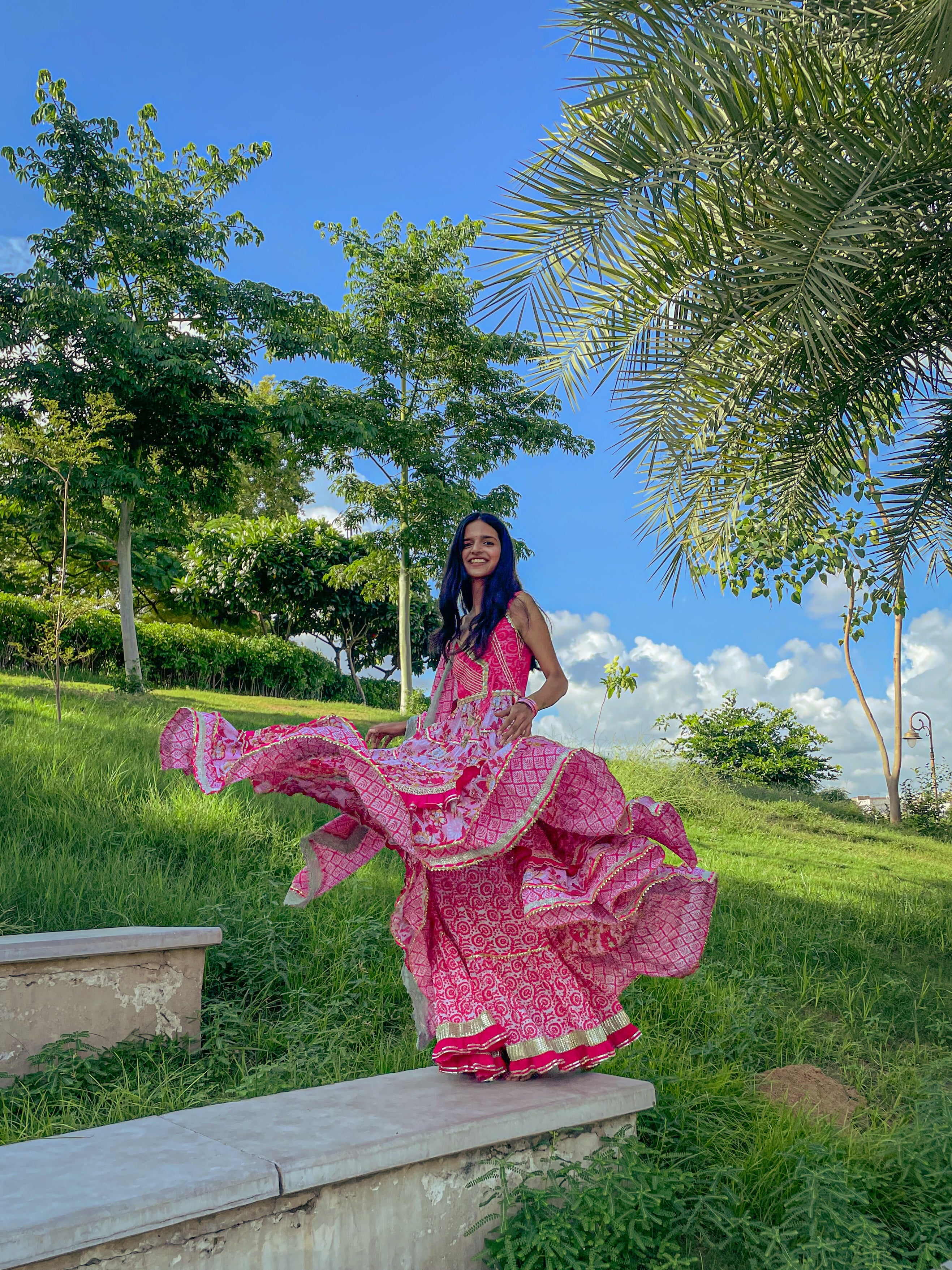 Blooming Blush Sharara Set