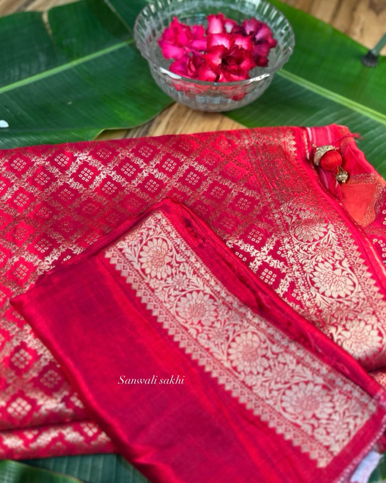 Ruhani Pashmina Mysore Silk Saree