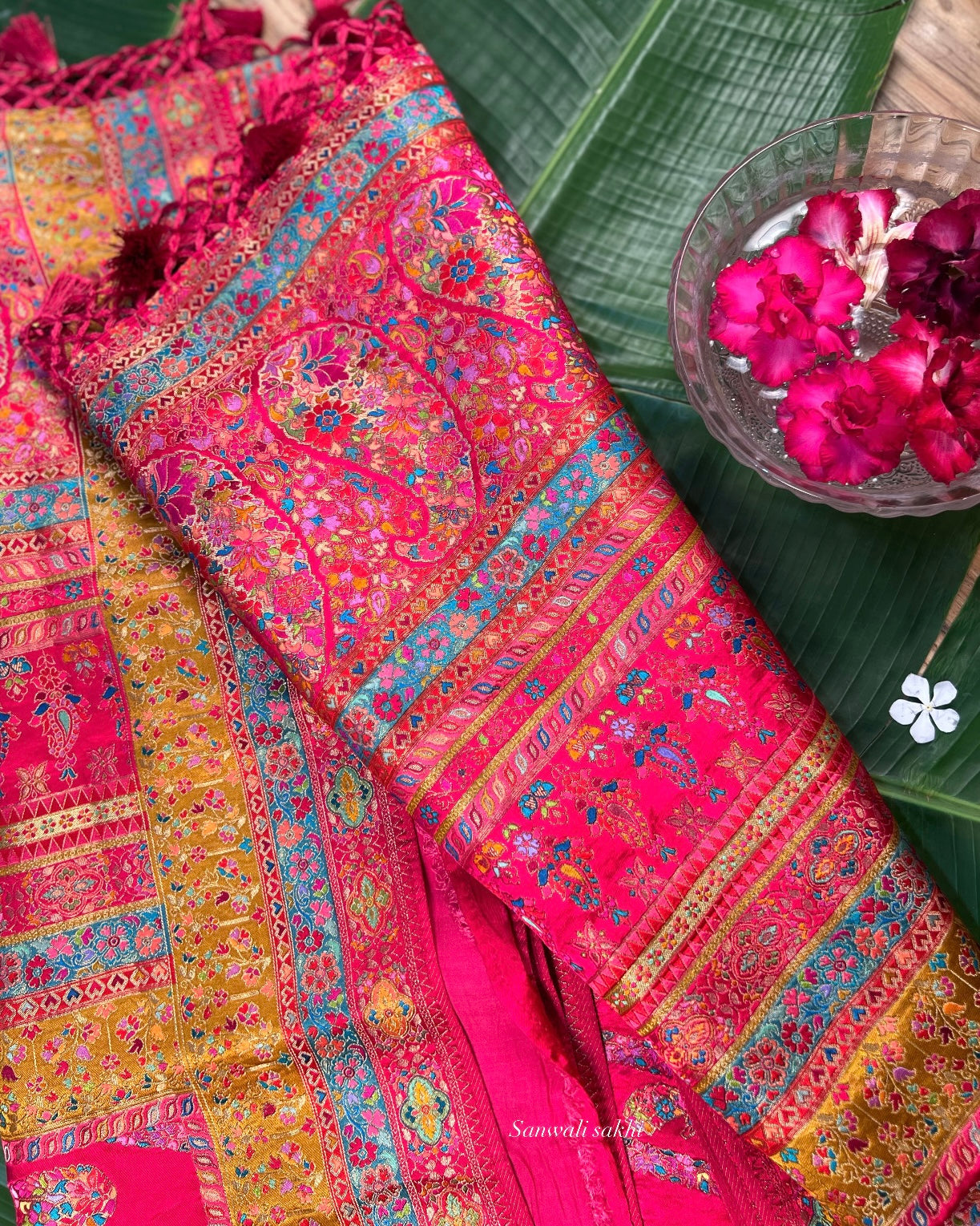 Roshira Mysore Pashmina Silk Saree