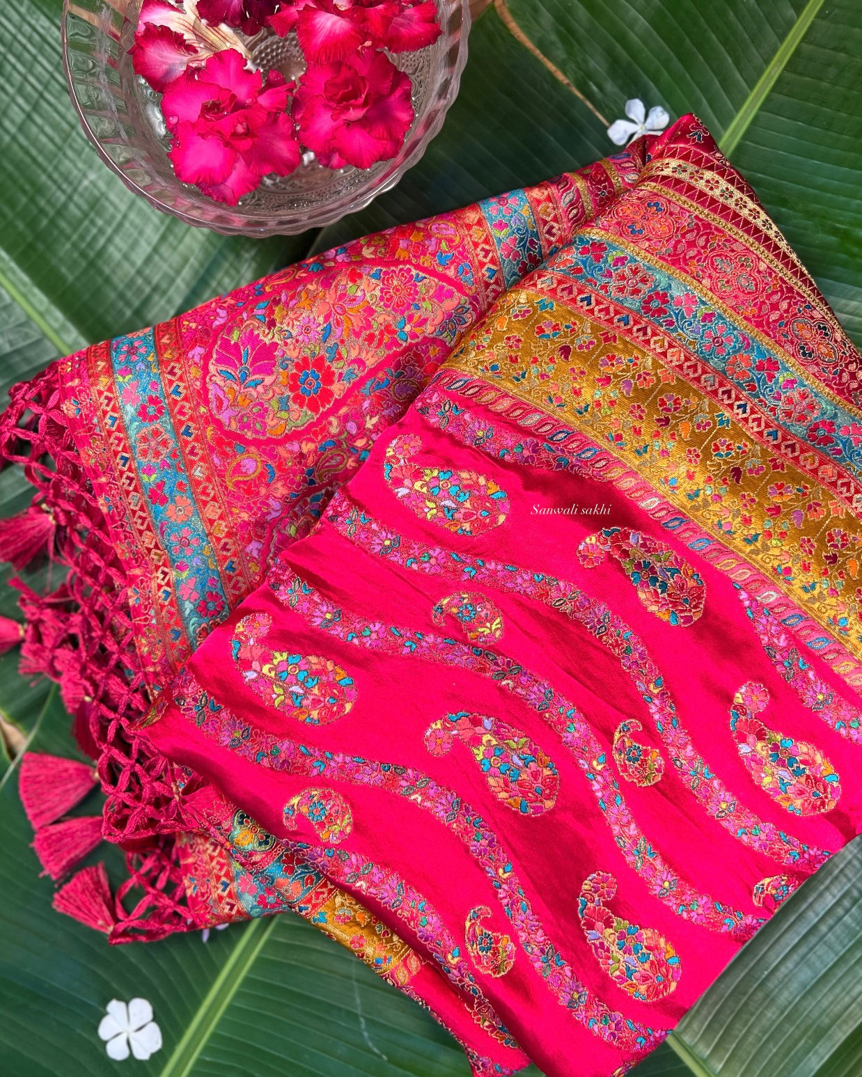 Roshira Mysore Pashmina Silk Saree