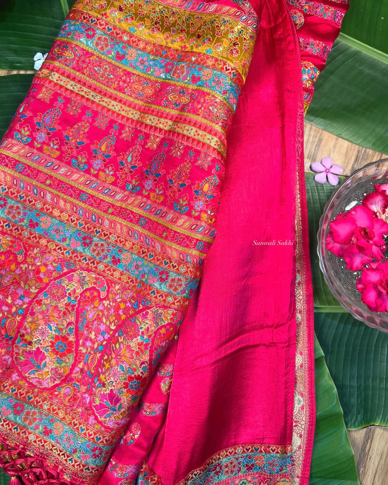 Roshira Mysore Pashmina Silk Saree