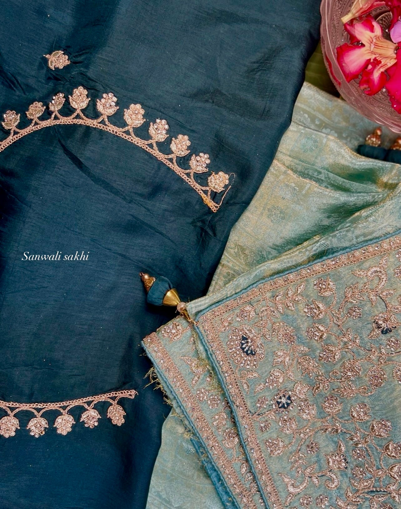 Neel Braso Silk Saree