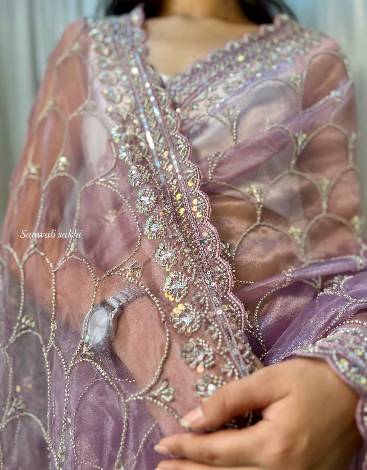 Zariya Tissue organza Saree