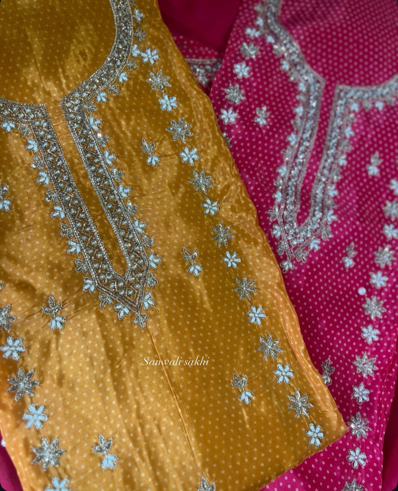 Suvarna  silk suit
