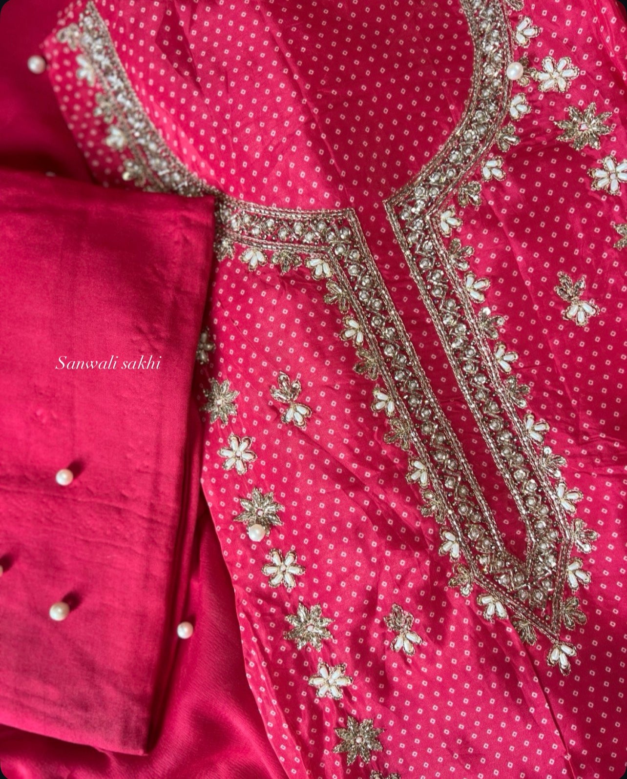 Suvarna  silk suit