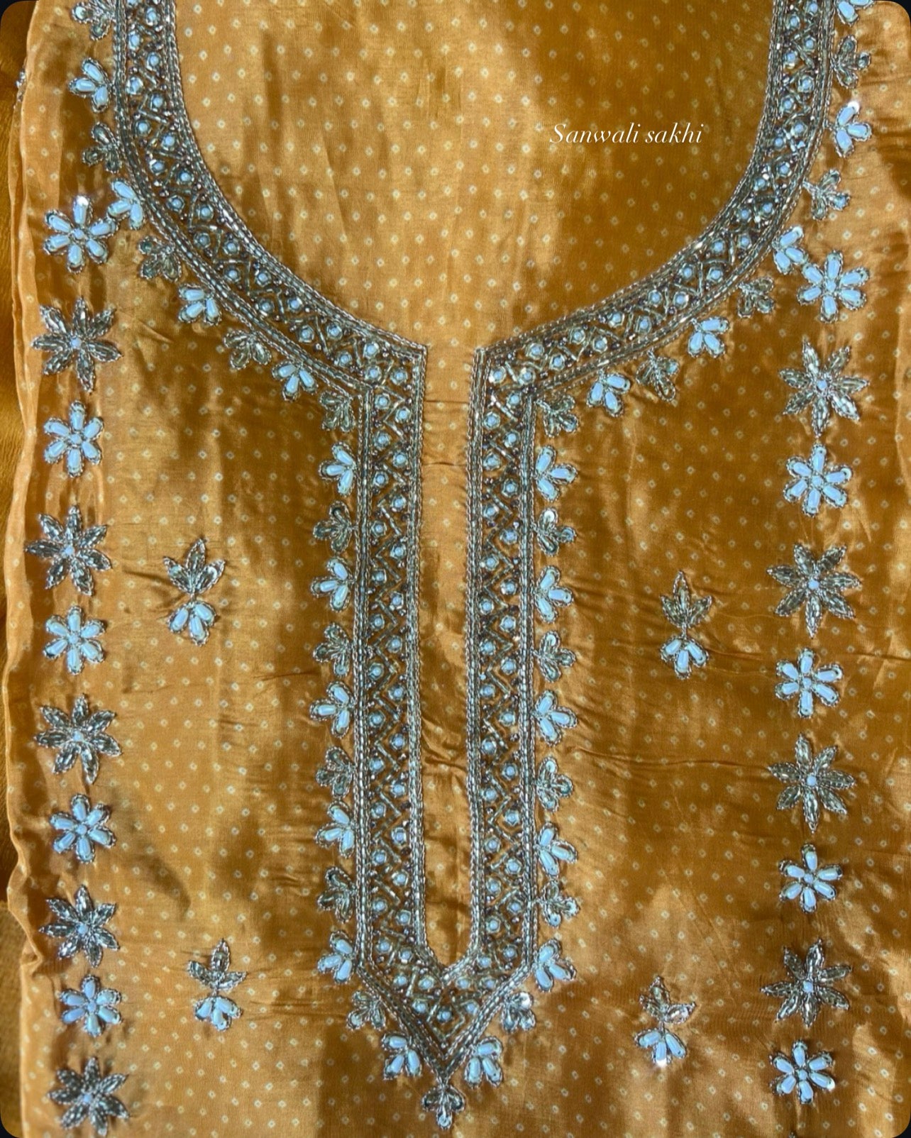 Suvarna  silk suit