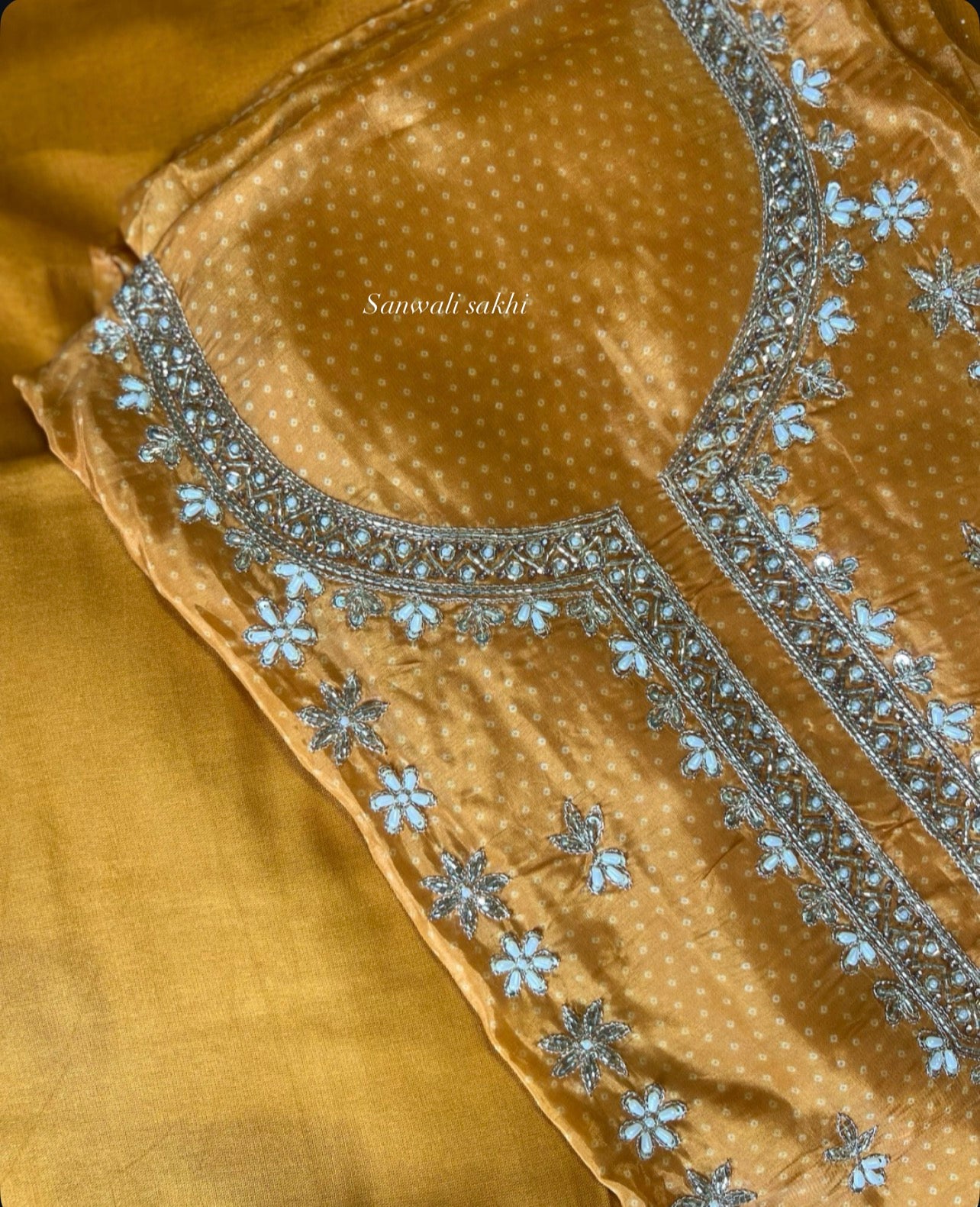 Suvarna  silk suit