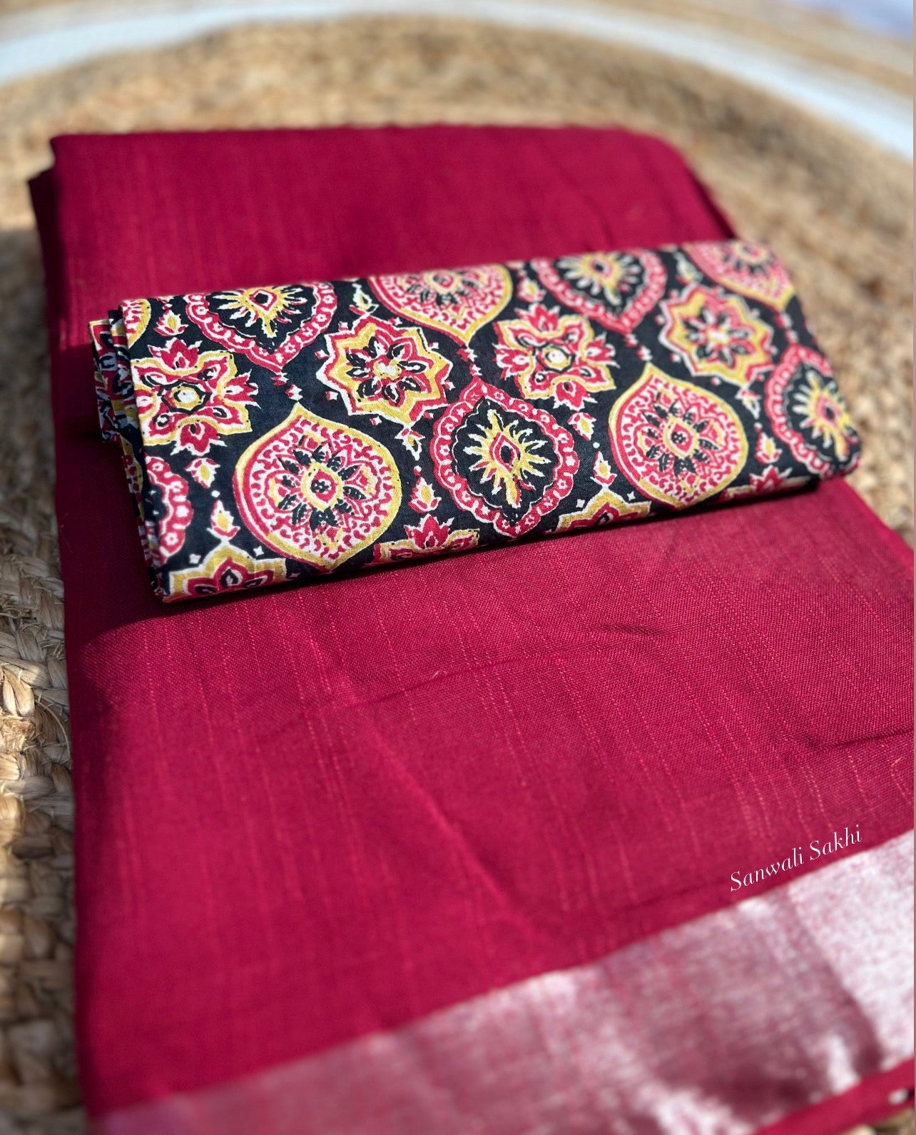 Zari Zubaan- Linen saree collection