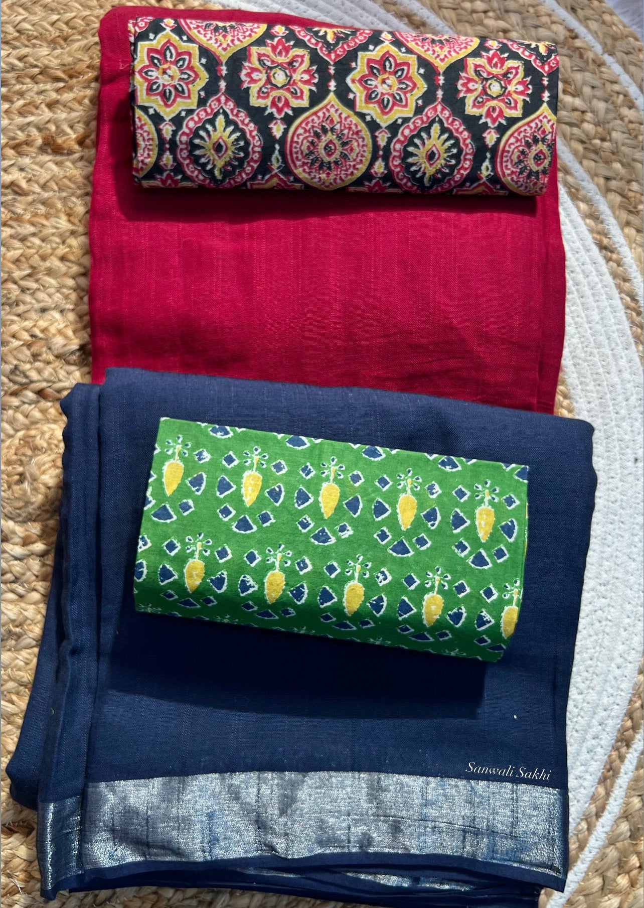 Zari Zubaan- Linen saree collection