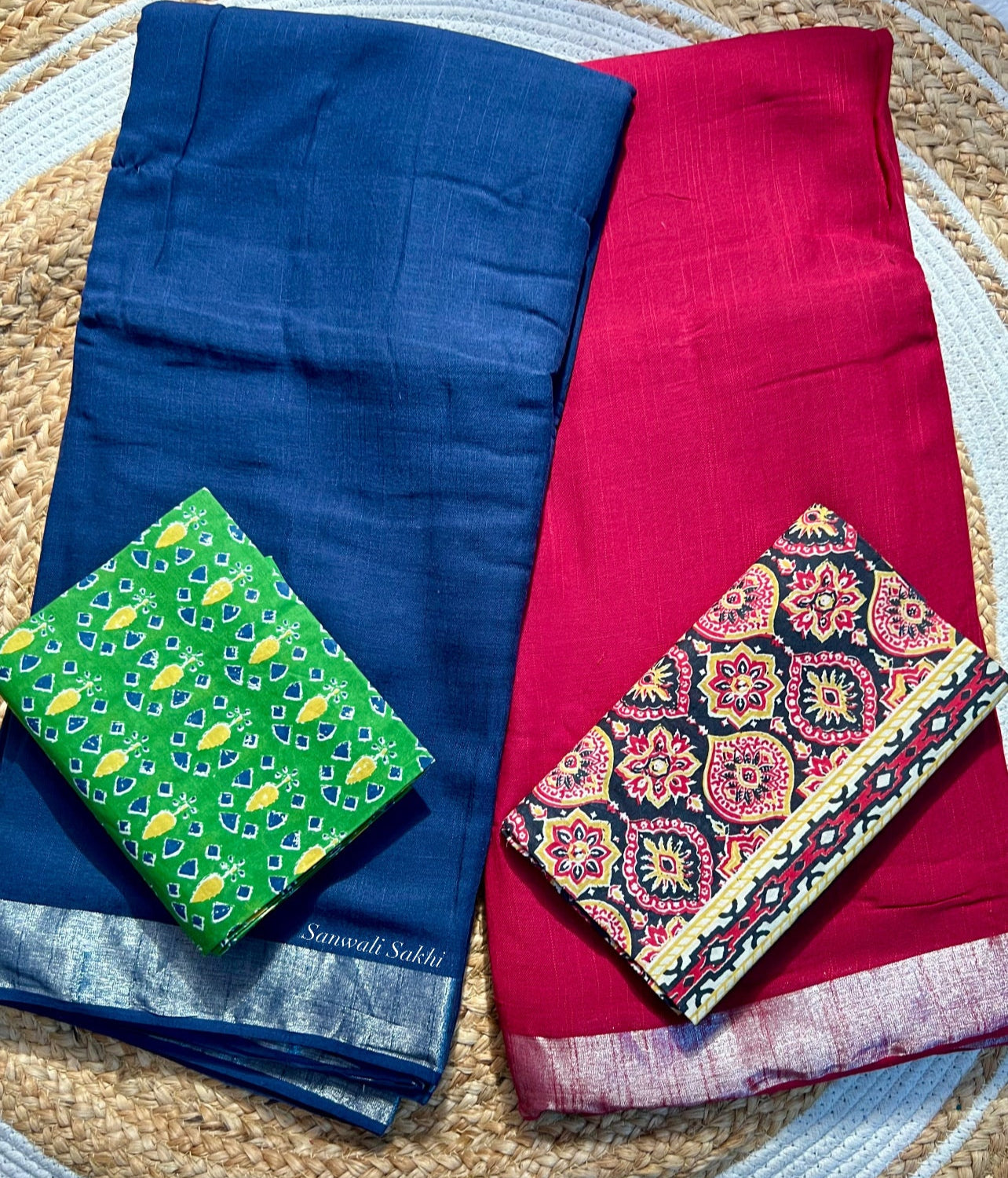 Zari Zubaan- Linen saree collection