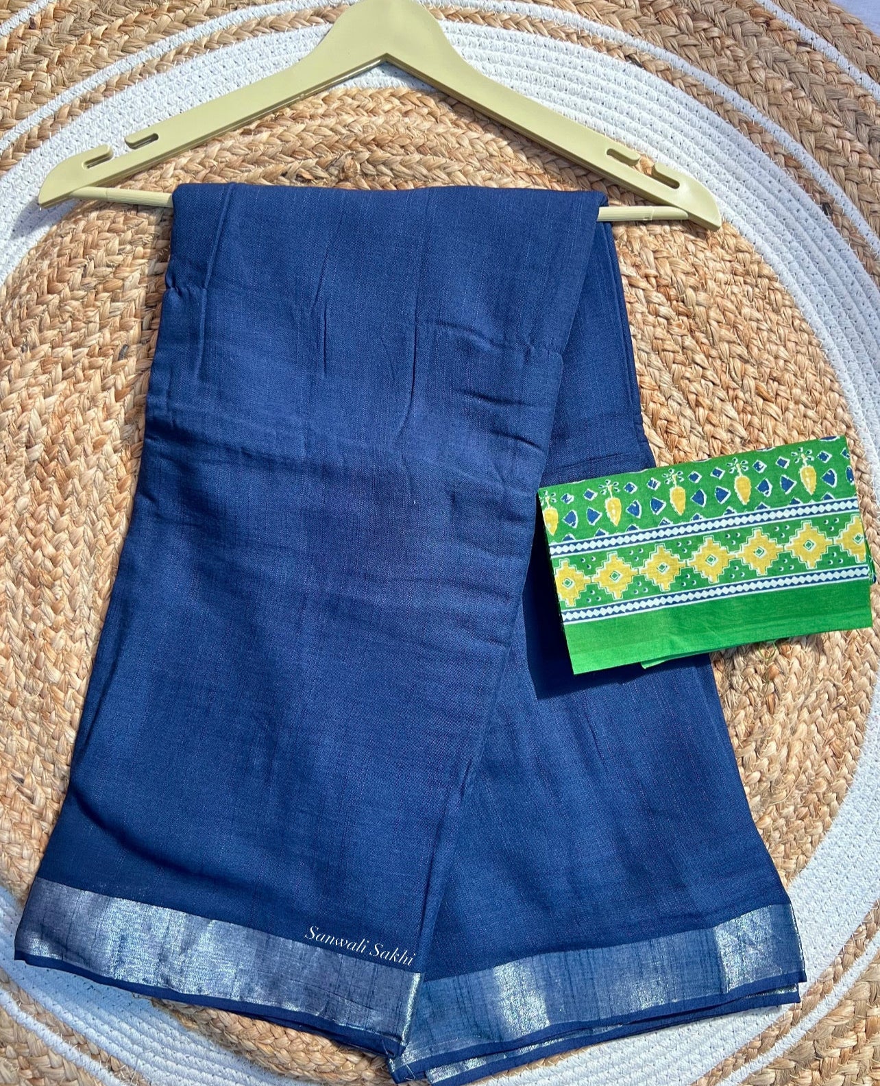 Zari Zubaan- Linen saree collection