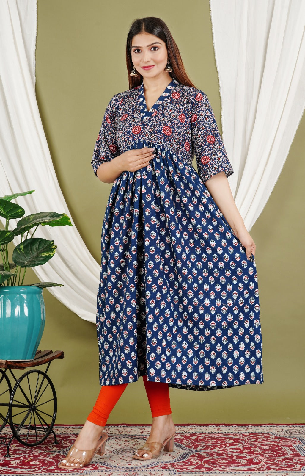 Ajrakh Cotton Dress