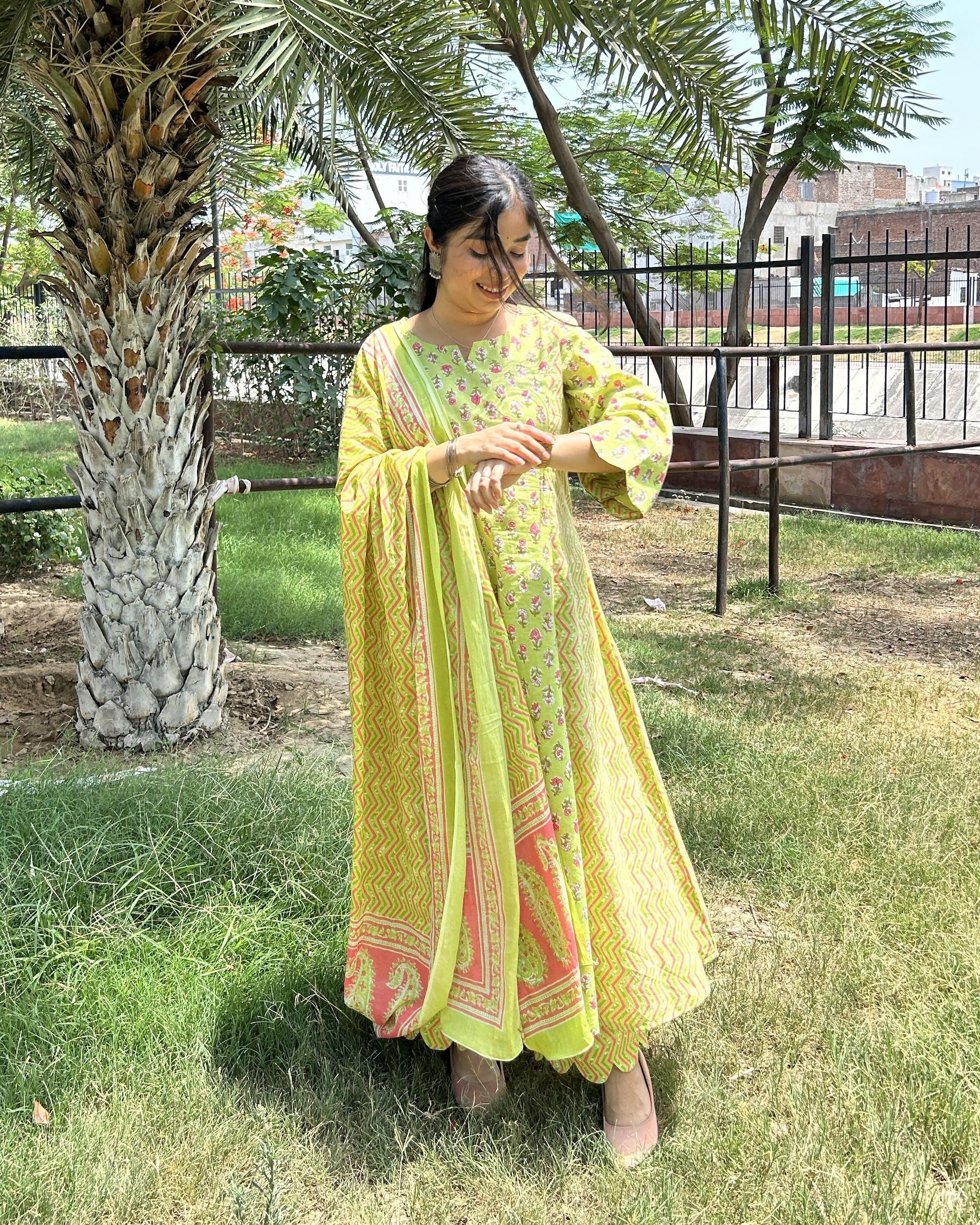 Tulip Garden - Aline Kali Cotton suit set